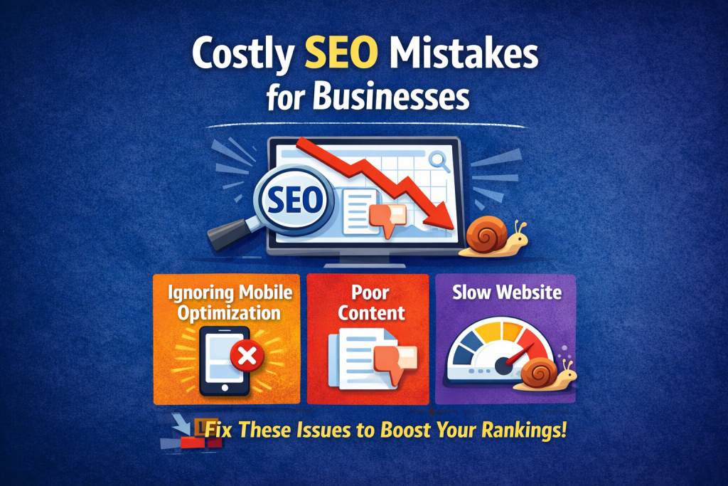 Most Common SEO Mistakes Costing Businesses Traffic